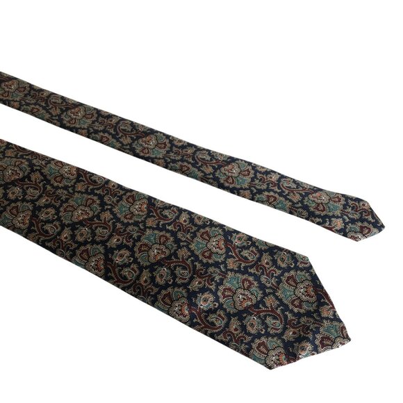Etienne Aigner Paisley Silk Tie Vintage Mens Necktie Office Work Formal Dad Gift - Picture 1 of 7